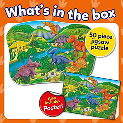 No Name Puzzle Les dinosaures - ORCHARD - 50 pieces - Développe la coordination et les compétences observationnelles