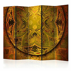 Paris Prix Paravent 5 Volets Mandala : Golden Poem 172x225cm