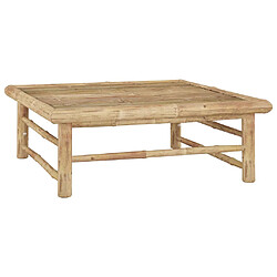 vidaXL Table de jardin 65x65x30 cm Bambou