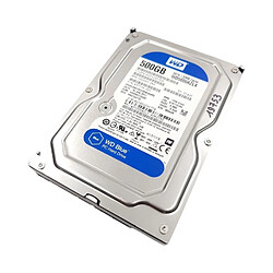 Disque Dur 500Go SATA 3.5 Western Digital Blue WD5000AZLX-60K2TA0 7200rpm 32Mo · Reconditionné 