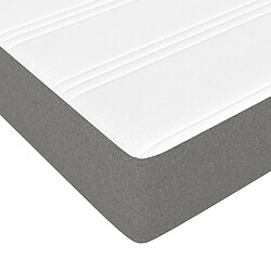 Acheter vidaXL Matelas de lit à ressorts ensachés Gris foncé 180x200x20 cm