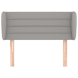 Avis Maison Chic Tête de lit scandinave avec oreilles,meuble de chambre Gris clair 93x23x78/88 cm Tissu -MN24076