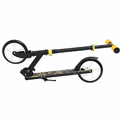 Acheter vidaXL Trottinette à 2 roues avec guidon réglable jaune