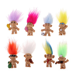 Poupées Troll Vintage Mini Figurines Dollhouse