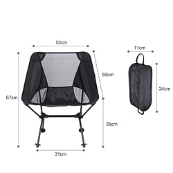 Avis Wewoo Chaises de plage Fauteuil camping pliant portatif en plein air inclinaison dossier d'alliage d'aluminium pêche chaise