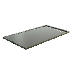 Gme Receveur de douche STYLE PLUS 100 x 80 cm - Gris 