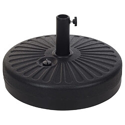 ProGarden Socle de parasol 22 L 51 cm Noir 