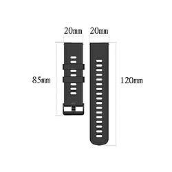 Wewoo Bracelet pour montre connectée de remplacement de Smartwatch en silicone Amazfit GTRtaille 20 mm vert pas cher