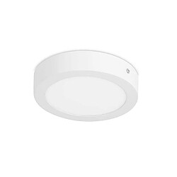 Forlight Downlight LED intégré rond en surface blanc mat - Blanc chaud