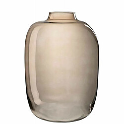 Paris Prix Vase Design en Verre Cleo 45cm Marron Ambre