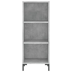 Acheter Maison Chic Buffet,Meuble de Rangement,commode pour salon,Cuisine gris béton 34,5x32,5x90 cm bois d'ingénierie -MN21207