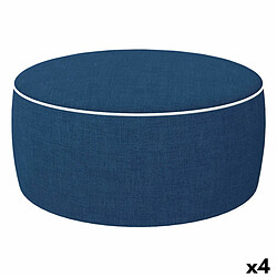 Pouf gonflable Aktive Blue marine 53 x 23 x 53 cm Classique (4 Unités)