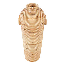 Beliani Rotin Vase décoratif 50 cm Naturel ELATIA