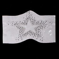 Strass cristal étoile fer sur chaud patch correctif applique bling de transfert de chaleur Hotfix Iron sur des correctifs