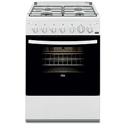 Cuisinière gaz 55l 4 feux blanc - fcg612h1wa - FAURE