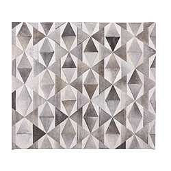 Acheter Beliani Tapis gris aux motifs contemporains 140 x 200 cm ALAKA