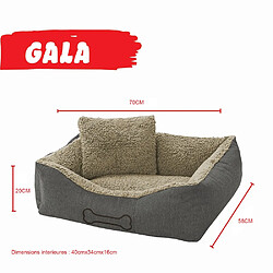 Acheter Le Quai Des Affaires Panier pour chien GALA /Gris-Beige