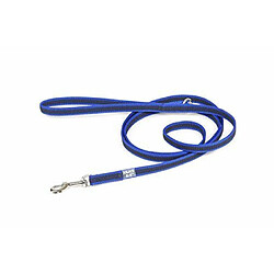 Julius K9 Julius-K9218Gm-b-1,8Super Dog Grip Laisse avec poignée, Bleu/Gris