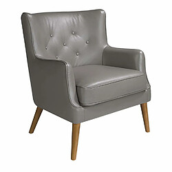 Angel Cerda Fauteuil rembourré en cuir