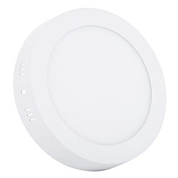 Wewoo Lampe de panneau rond de lumière blanche de 12W 17cm avec le conducteur de LED, 60 LED SMD 2835, flux lumineux: 860LM, CA 85-265V, monté en surface