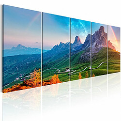 Paris Prix Tableau Imprimé Rainbow in the Alps I 80 x 200 cm 