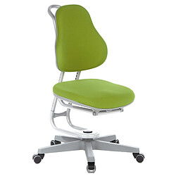 Siège de bureau enfant Rovo / Siège pivotant BUGGY en tissu Atlantic vert kiwi