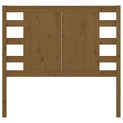 Avis Maison Chic Tête de lit scandinave pour lit adulte,Meuble de chambre Marron miel 96x4x100 cm Bois massif de pin -MN15339