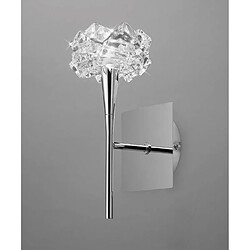 Luminaire Center Applique murale Artic avec interrupteur 1 Ampoule G9, chrome poli