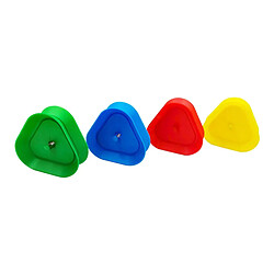 Triangle En Forme de Mains-Livraison Poker Carte À Jouer Rack Titulaire Ensemble de 4-Adultes ou Enfants Jeu Accessoires Jouer titulaire de la carte stand organisateur rack en plastique