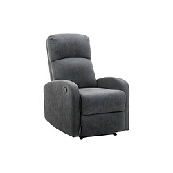 Avis Vente-Unique Fauteuil relax en tissu ISAO - Anthracite