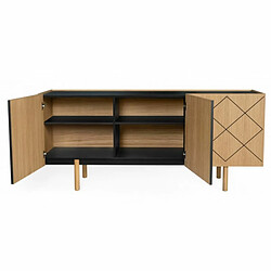 Avis Paris Prix Buffet Design en Bois Massif Porto 175cm Chêne