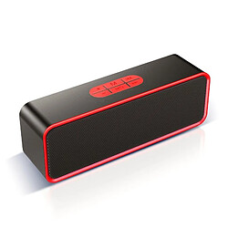 Yonis Enceinte Bluetooth Portable Puissante Autonomie Longue Support Carte TF U Disk Micro Intégré