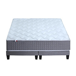 Avis Idliterie Ensemble Matelas Ressort 7 zones H.30cm + Sommier Fabriqué en France MAX