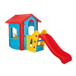 Pur Line Maison de jeu en plastique avec toboggan HAPPY HOUSE WITH SLIDE