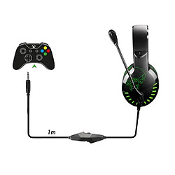 Casque Gamer Pro H3 pour Xbox One - Series X | S - PC / Stéréo / Xbox Edition Spirit of Gamer + Souris Sanf Fil Porsche Noire HQ