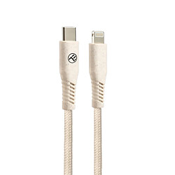 Acheter Tellur Green Data Cable Type-C To Lightning, 2.4A, PD20W, 1m, nylon, paille de blé, crème