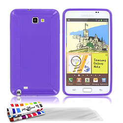 Muzzano Coque + 3 Films SAMSUNG I9220 ""ExtraGrip"" Violet