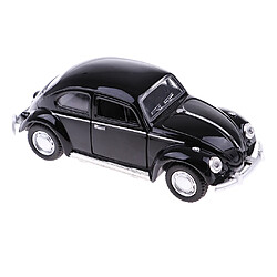 Acheter 1:32 Modèle de Voiture Coccinelle en Alliage Noir Jouet Moulé Sous Pression Cadeau Jouet pour Enfants