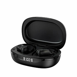 Original Lenovo Lp75 Casque Sans Fil Bluetooth 5.3 Led Affichage De La Batterie Écouteurs Pour Le Sport En Cours D'Exécution Noir