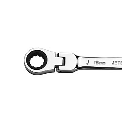 Jetech 15mm flexible head gear wrench 