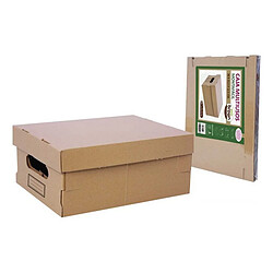 Acheter Totalcadeau Boîte multi-usage en carton marron Mesure - 36.5 x 28.5 x 16.5 cm pas cher