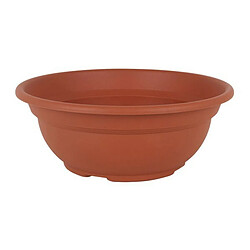 Acheter Totalcadeau Pot de fleur en plastique marron Mesure - ø 50 x 6 pas cher