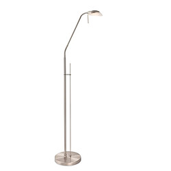 Luminaire Center Lampadaire Lecture LED Acier Brossé Coloris : Acier brosséNombre d'ampoules : 1Type d'ampoule : LED intégréAmpoules incluses : OuiHauteur en Cm : 145Température de couleur LED (K) : 3000Flux lumineux en Lumens (l