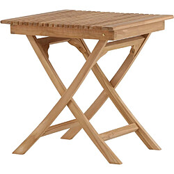 Acheter Venture Home Table de jardin pliante carré 70 x 70 cm en teck Ghana.