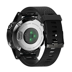 Wewoo Bracelet pour montre connectée Dragonne rapide en silicone amovible Fenix 5S 20mm Noir