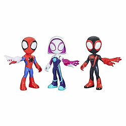 Ludendo Marvel Spidey and His Amazing Friends : Coffret de 3 figurines géantes 23 cm 