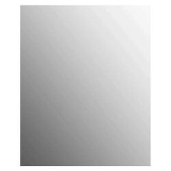 Maison Chic Miroir mural Rectangulaire | Miroir Décoration sans cadre avec lampes LED pour Maison Salle de Bain Verre -GKD52792 pas cher