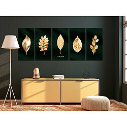 Decoshop26 Tableau toile de décoration murale impression premium en 5 parties sur châssis en bois motif Noble Collection 200x80cm 11_0016099