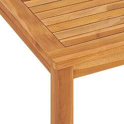 Avis vidaXL Table à dîner de jardin 120x70x77 cm Bois de teck solide