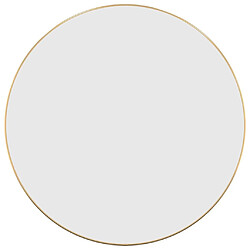 Maison Chic Miroir mural | Miroir Décoration pour Maison Salle de Bain Doré ? 60 cm Rond -GKD50189